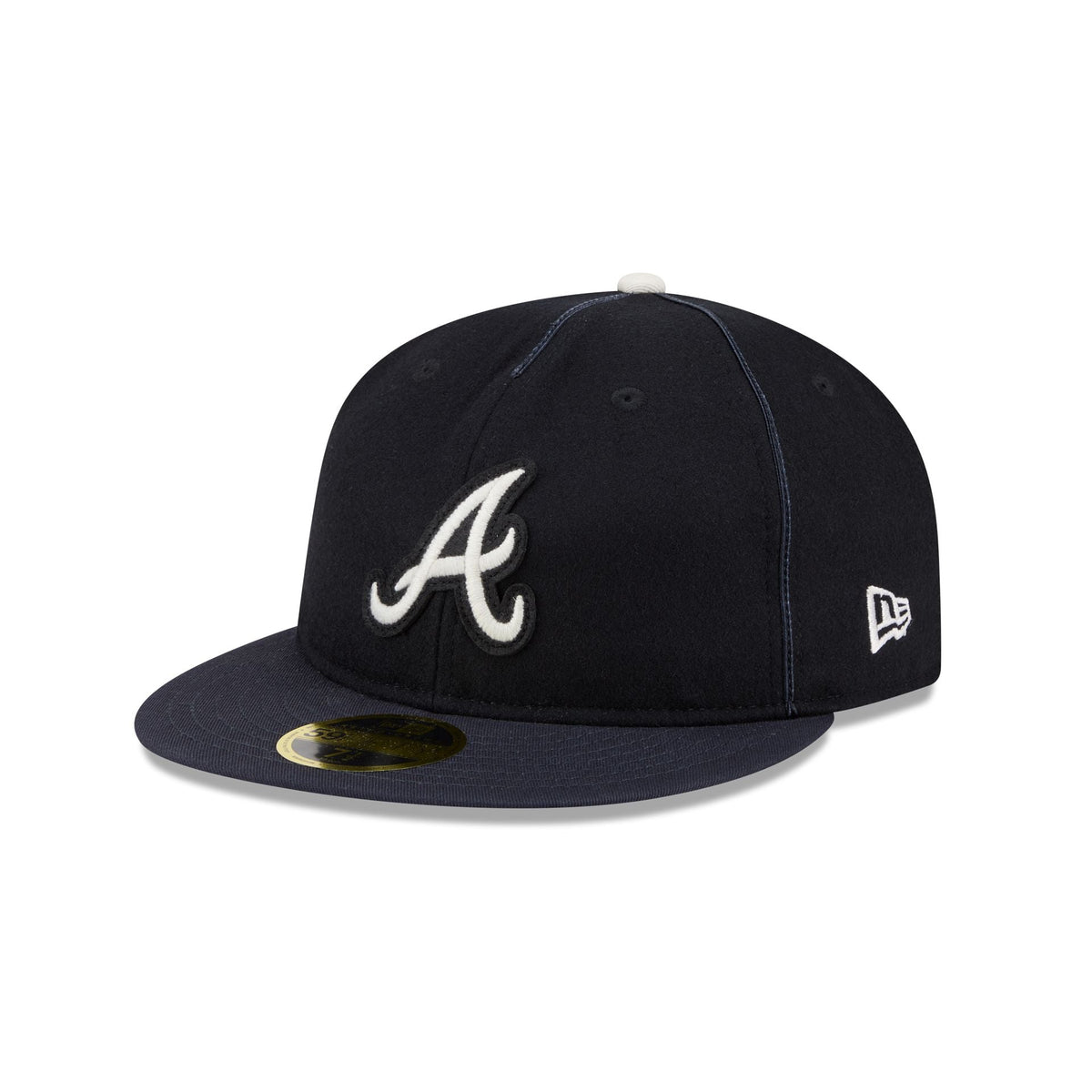 Atlanta Braves Felt Logo Retro Crown 59FIFTY Fitted Hat