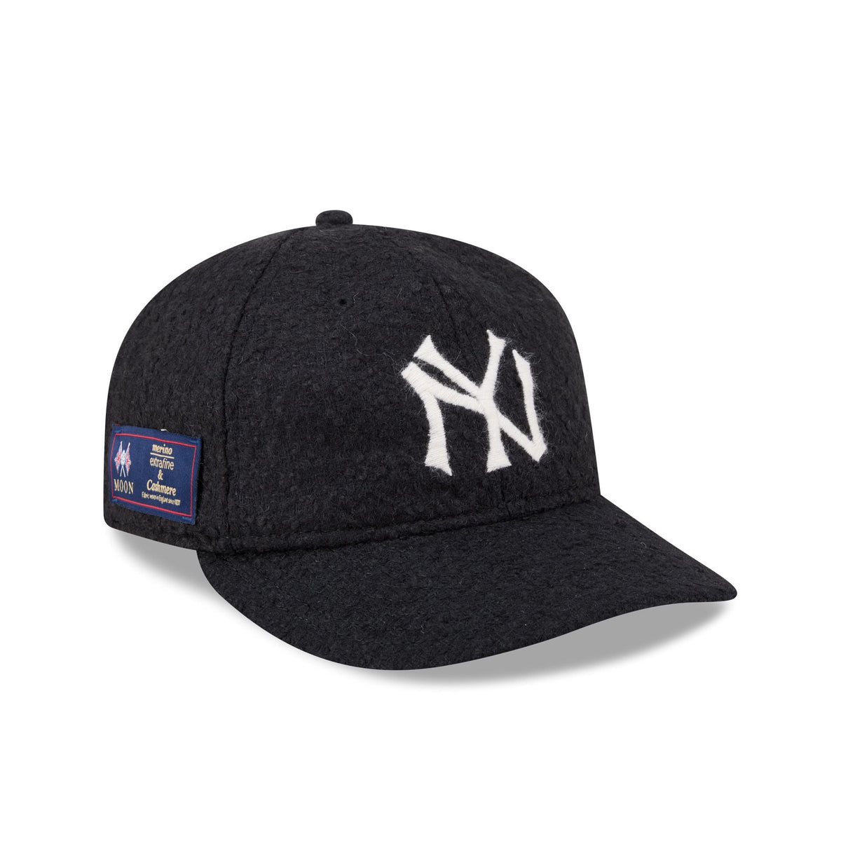 New York Yankees Navy Merino & Cashmere Moon Retro Crown 9FIFTY Adjustable Hat