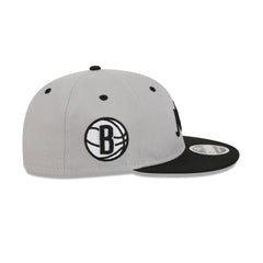 Brooklyn Nets Chainstitch Script Retro Crown 9FIFTY Snapback Hat