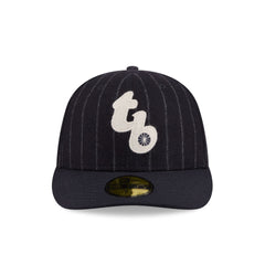 Tampa Bay Rays Pinstripe Merino & Cashmere Moon 59FIFTY Fitted Hat