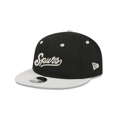 San Antonio Spurs Chainstitch Script Retro Crown 9FIFTY Snapback Hat