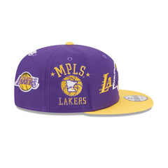 Los Angeles Lakers Hardwood Classics All-Star Game 9FIFTY Snapback Hat