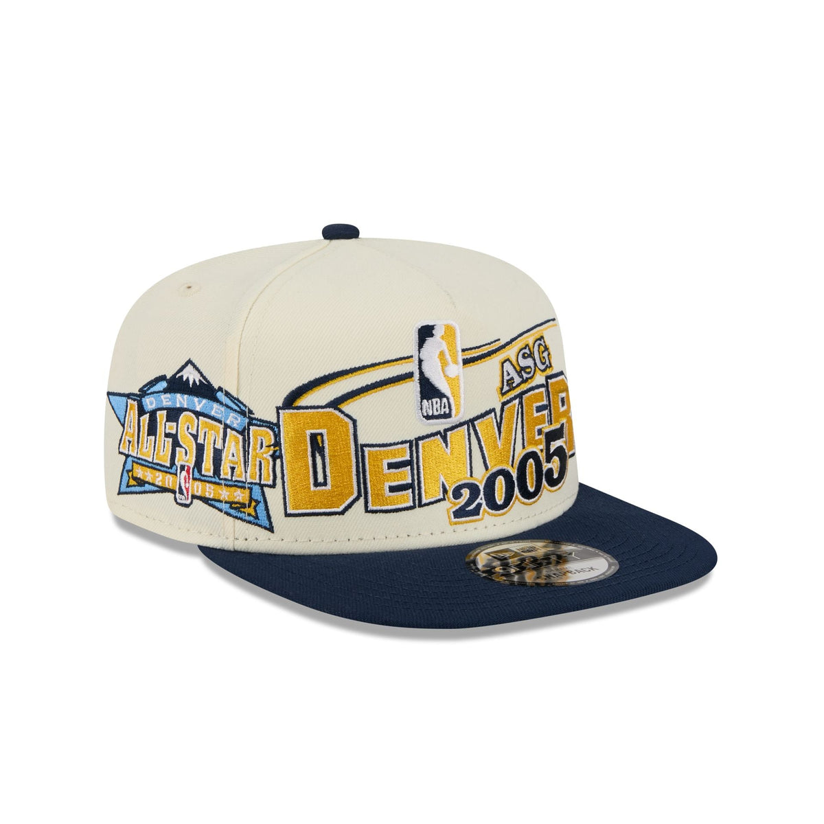 Denver Nuggets Hardwood Classics 2005 All-Star Game 9FIFTY A-Frame Snapback Hat