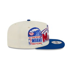 Miami Heat Hardwood Classics 1990 All-Star Game 9FIFTY A-Frame Snapback Hat