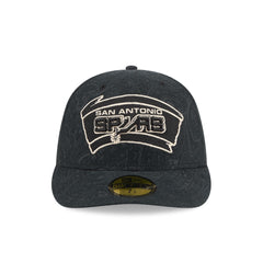 San Antonio Spurs Three Looms Brushed Cotton 59FIFTY Fitted Hat