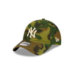 New York Yankees Three Looms Ripstop Camo 9TWENTY Adjustable Hat