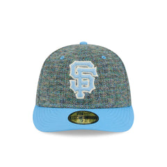 San Francisco Giants Three Looms Tweedy Cotton Radiant Blue 59FIFTY Fitted Hat