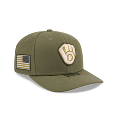 Milwaukee Brewers Armed Forces Day 2026 9SEVENTY Stretch-Snap Hat