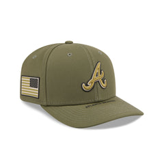 Atlanta Braves Armed Forces Day 2026 9SEVENTY Stretch-Snap Hat