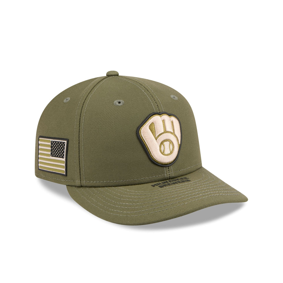 Milwaukee Brewers Armed Forces Day 2026 Low Profile 59FIFTY Fitted Hat