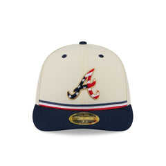 Atlanta Braves Independence Day 2026 Low Profile 59FIFTY Fitted Hat