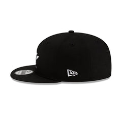 Houston Astros Basic Black & White 9FIFTY Snapback Hat
