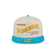 Philadelphia 76ers Conference Script Chrome White 19TWENTY Adjustable Hat