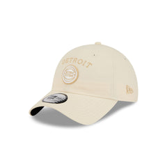 Detroit Pistons Team Logo Cream Casual Classic Adjustable Hat
