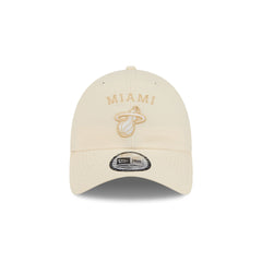 Miami Heat Team Logo Cream Casual Classic Adjustable Hat