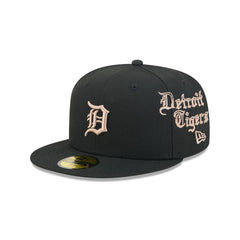 Detroit Tigers Gothic Lettering 59FIFTY Fitted Hat