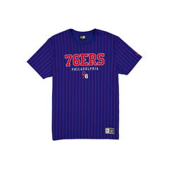 Philadelphia 76ers Throwback Pinstripe Varsity T-Shirt