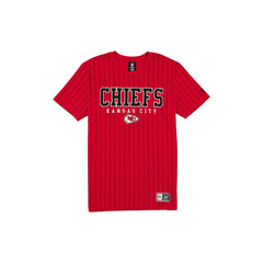 Kansas City Chiefs Throwback Pinstripe Varsity T-Shirt