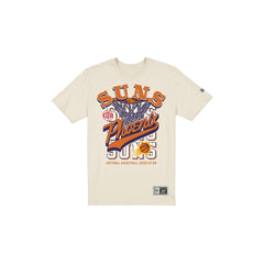 Phoenix Suns Throwback Net Chrome White T-Shirt