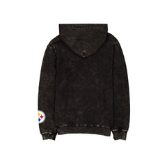Pittsburgh Steelers Logo Washed Black Hoodie