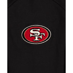 San Francisco 49ers Throwback Boucle Black Crewneck