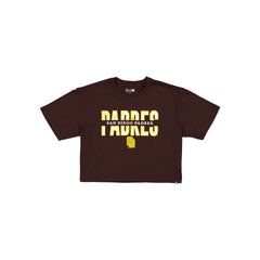 San Diego Padres Women's Cropped Split T-Shirt