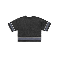 Dallas Cowboys Women's Vintage Stripe Cropped T-Shirt