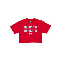 Kansas City Chiefs Women's Cropped Split T-Shirt