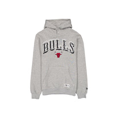 Chicago Bulls Heather Gray Varsity Hoodie