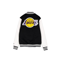 Los Angeles Lakers Black & White Varsity Jacket