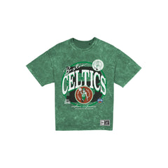 Boston Celtics Women's Throwback Oversized Washed T-Shirt