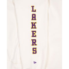 Los Angeles Lakers Women's Chrome White Varsity Crewneck