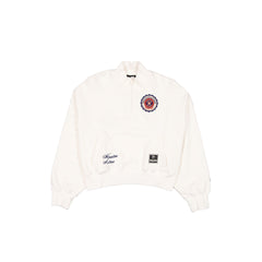 Houston Astros Women's Chrome White Quarter Zip