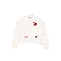 Kansas City Chiefs Women's Chrome White Quarter Zip