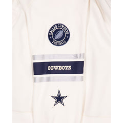 Dallas Cowboys Women's Chrome White Varsity Crewneck
