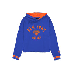 New York Knicks Women's Collegiate Cropped Hoodie
