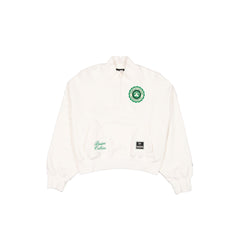 Boston Celtics Women's Chrome White Quarter Zip