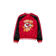 Kansas City Chiefs Women's Floral Satin Varsity Jacket