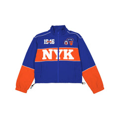 New York Knicks Women's Cropped Windbreaker