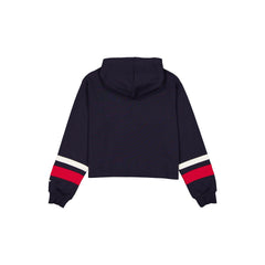 Boston Red Sox Women's Throwback Cropped Tie Hoodie