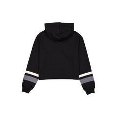 Las Vegas Raiders Women's Throwback Cropped Tie Hoodie