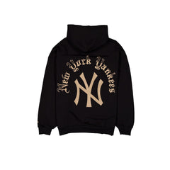 New York Yankees Gothic Lettering Black Hoodie