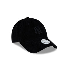 New York Yankees Black Corduroy Women's 9FORTY Adjustable Hat