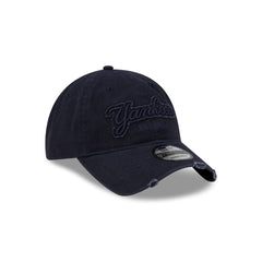 New York Yankees Distressed Wordmark 9TWENTY Adjustable Hat