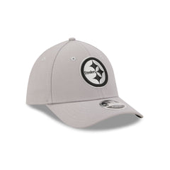 Pittsburgh Steelers Poly Gray 39THIRTY M-Crown Stretch Fit Hat