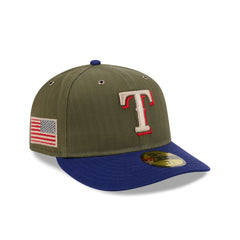 Texas Rangers Three Looms American Herringbone 59FIFTY Fitted Hat