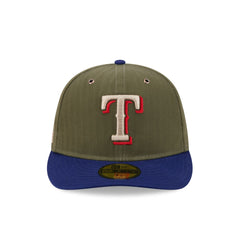 Texas Rangers Three Looms American Herringbone 59FIFTY Fitted Hat