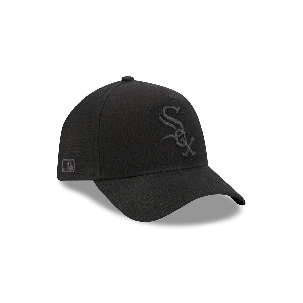 Chicago White Sox Waxed Canvas Black 59FORTY A-Frame Fitted Hat