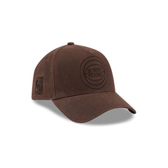 Detroit Pistons Waxed Canvas Brown 59FORTY A-Frame Fitted Hat