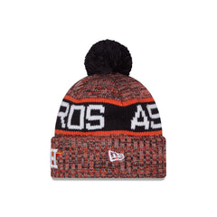 Houston Astros Tri Color Pom Knit Hat